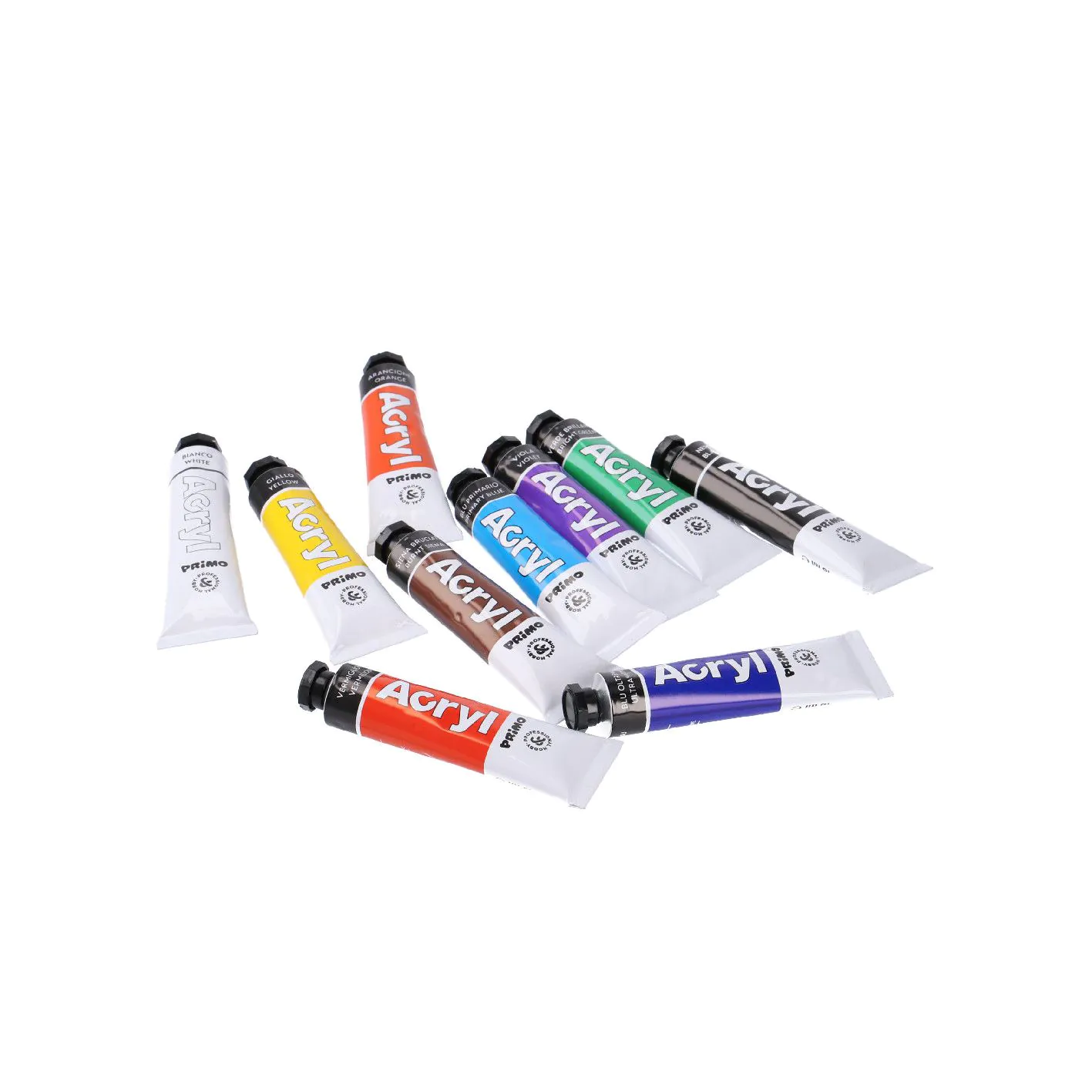 10er-Set Acrylfarben, 10 x 18 ml