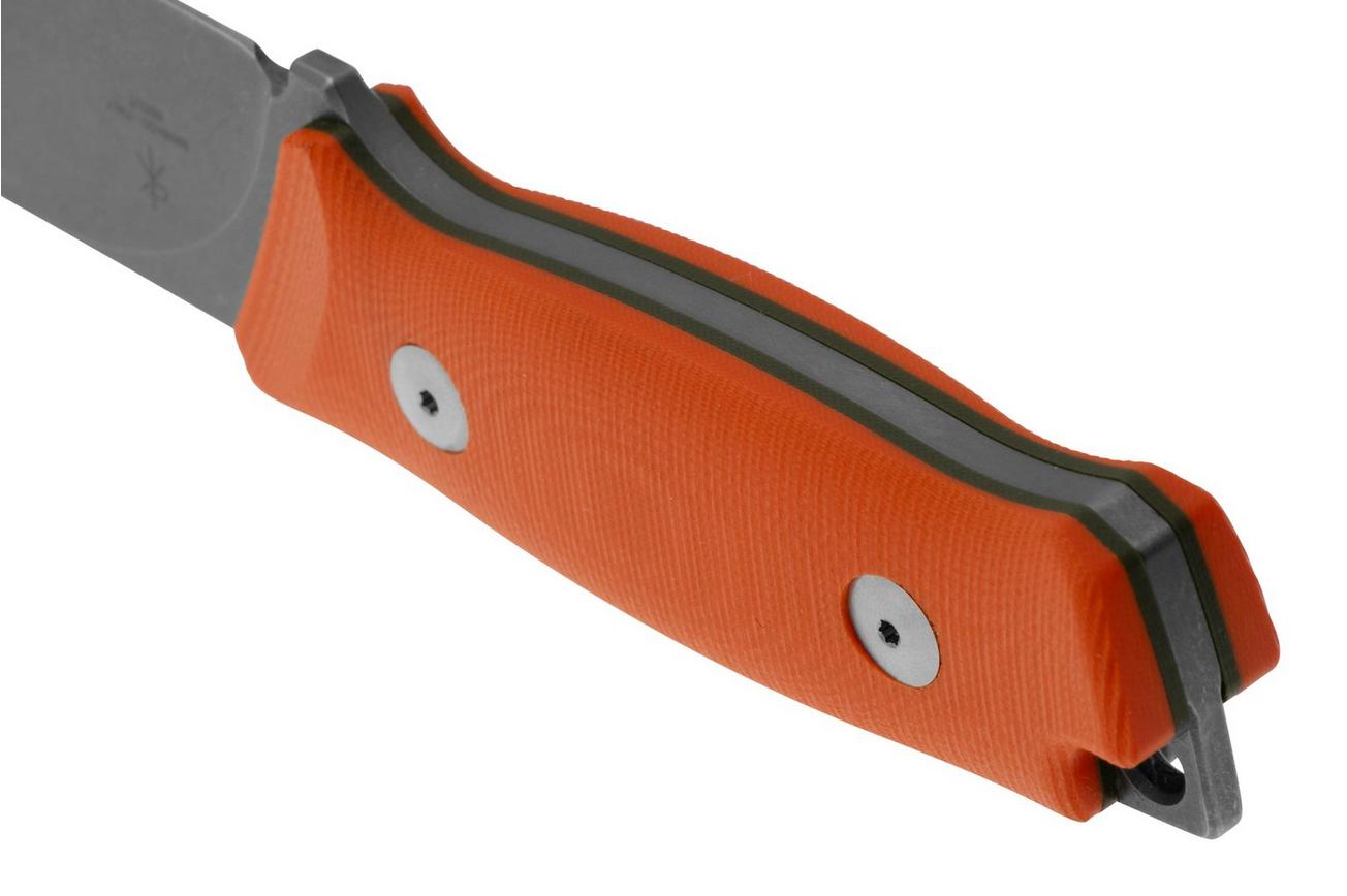 Fox Knives Rifle Muzzle FX-664 OR, Orange G10 vaststaand mes, Raven Knives design