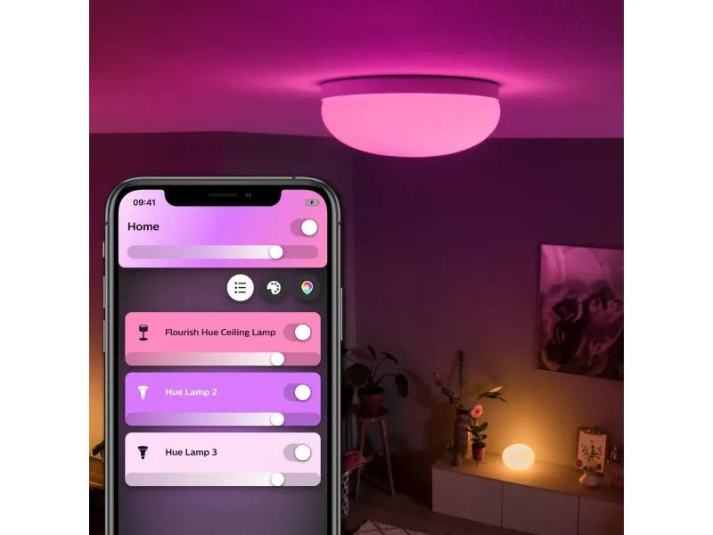 Philips Hue White Colour Ambiance Flourish Loftslampe - BT