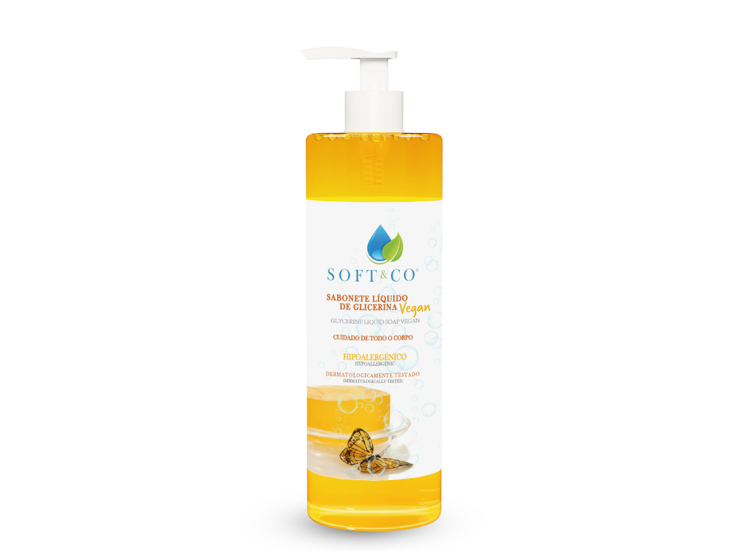 SABONETE GLICERINA LÍQUIDA SOFT&CO 500ML
