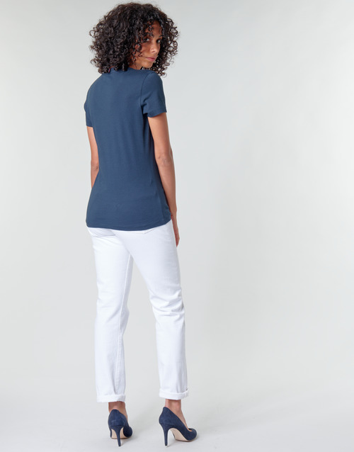 Tommy Hilfiger - HERITAGE V-NECK TEE - Marine