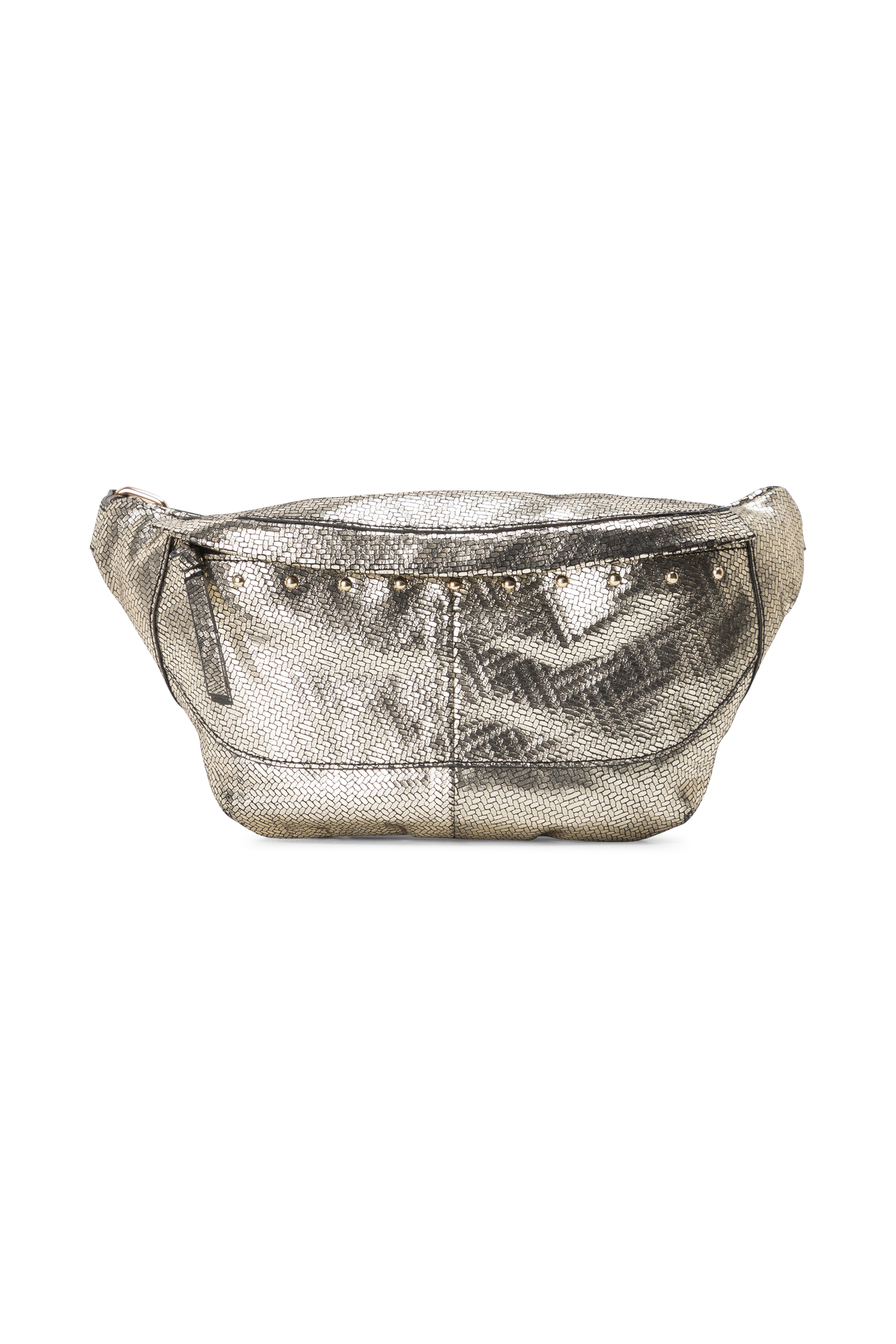 PIECES Sacoche PCDAINO LEATHER BUMBAG FC Doré