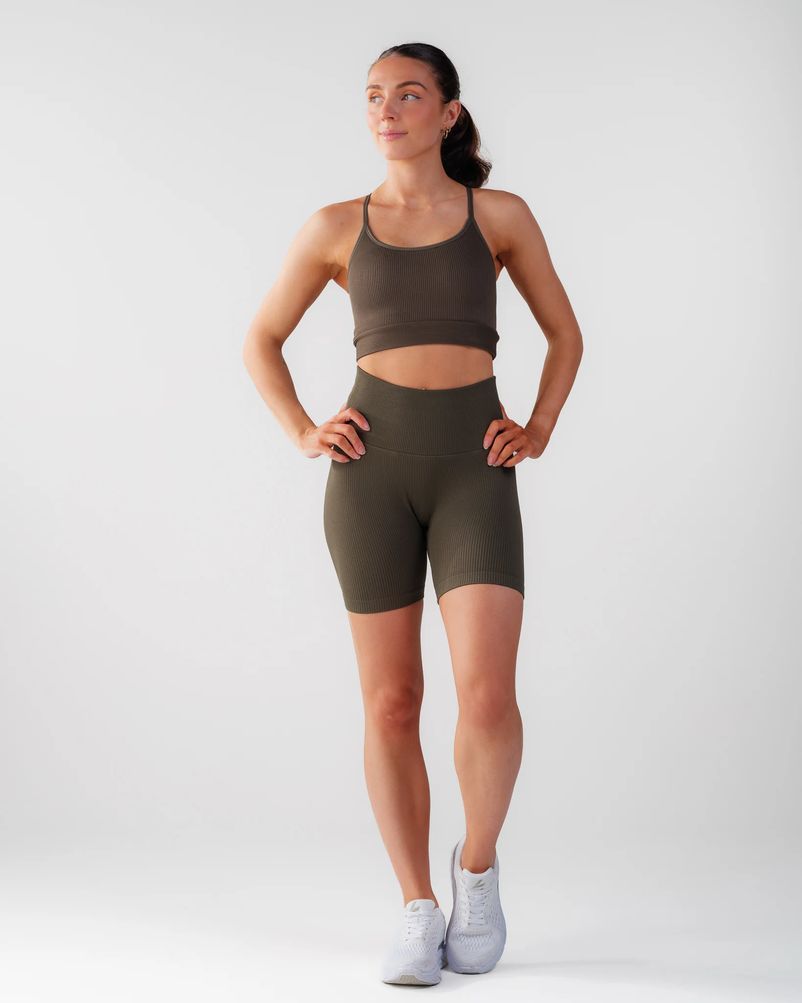 Bumpro Perfect Rib Bra Military Green