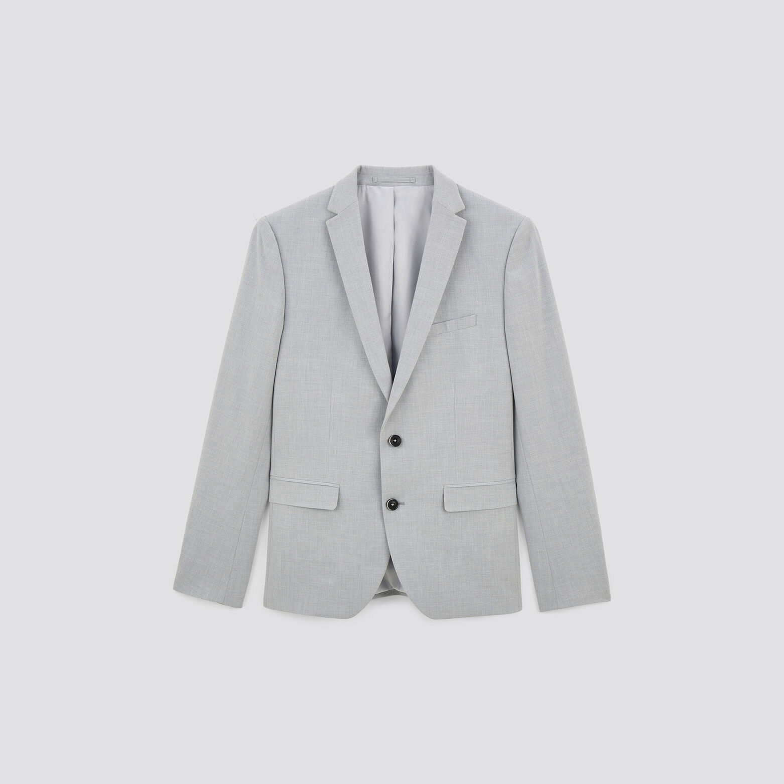 Veste de costume extra-slim bistretch Gris clair