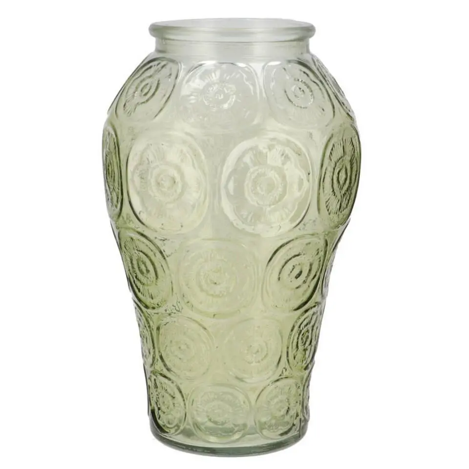 DK Design boeket vaas Circle - glas - lichtgroen - 15 x 25 cm