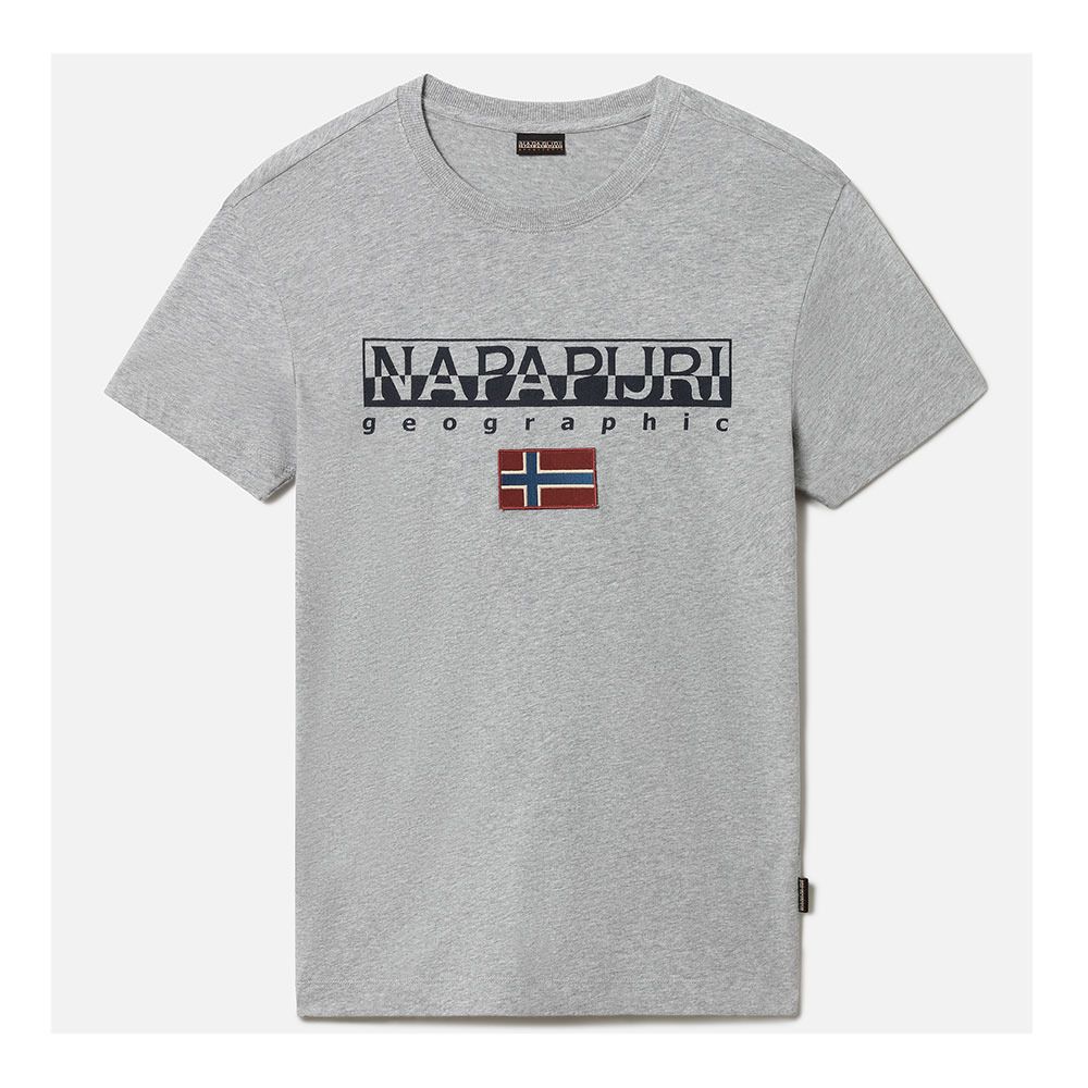 Napapijri AYAS - Tee-shirt Homme medium grey melange