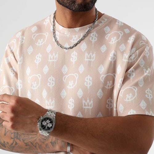Tee Shirt Oversize Large Lifestyle Maison De Couture 0074 Beige