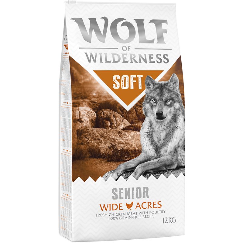 Wolf of Wilderness Senior Soft Wide Acres, poulet