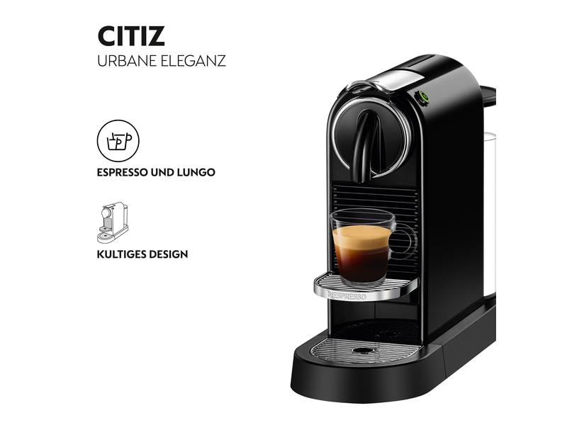 De'Longhi Kaffeemaschine Nespresso CitiZ EN167.B Schwarz Kaffeemaschine