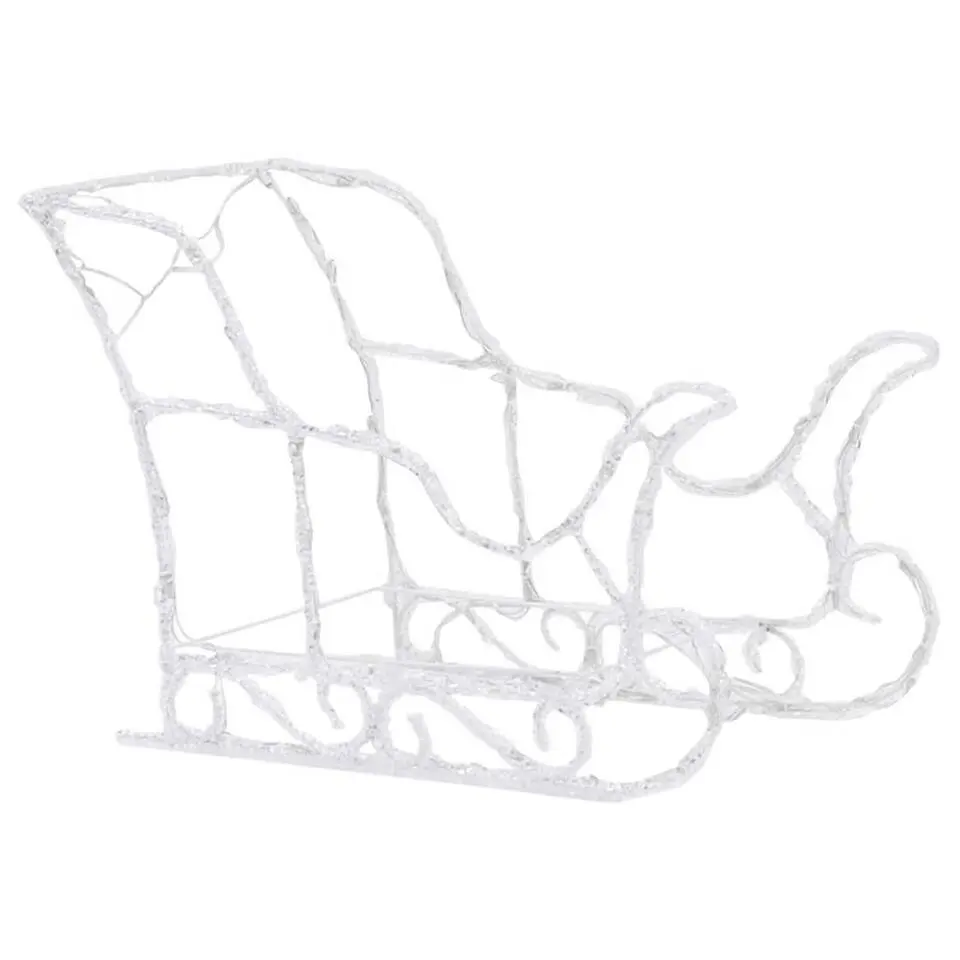 vidaXL - Rendieren En Slee Kerstversiering - Multikleur
