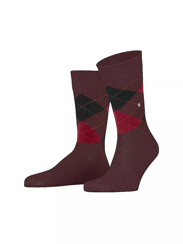 BURLINGTON Herren Socken DUNDEE 40-46 merlot dunkelrot