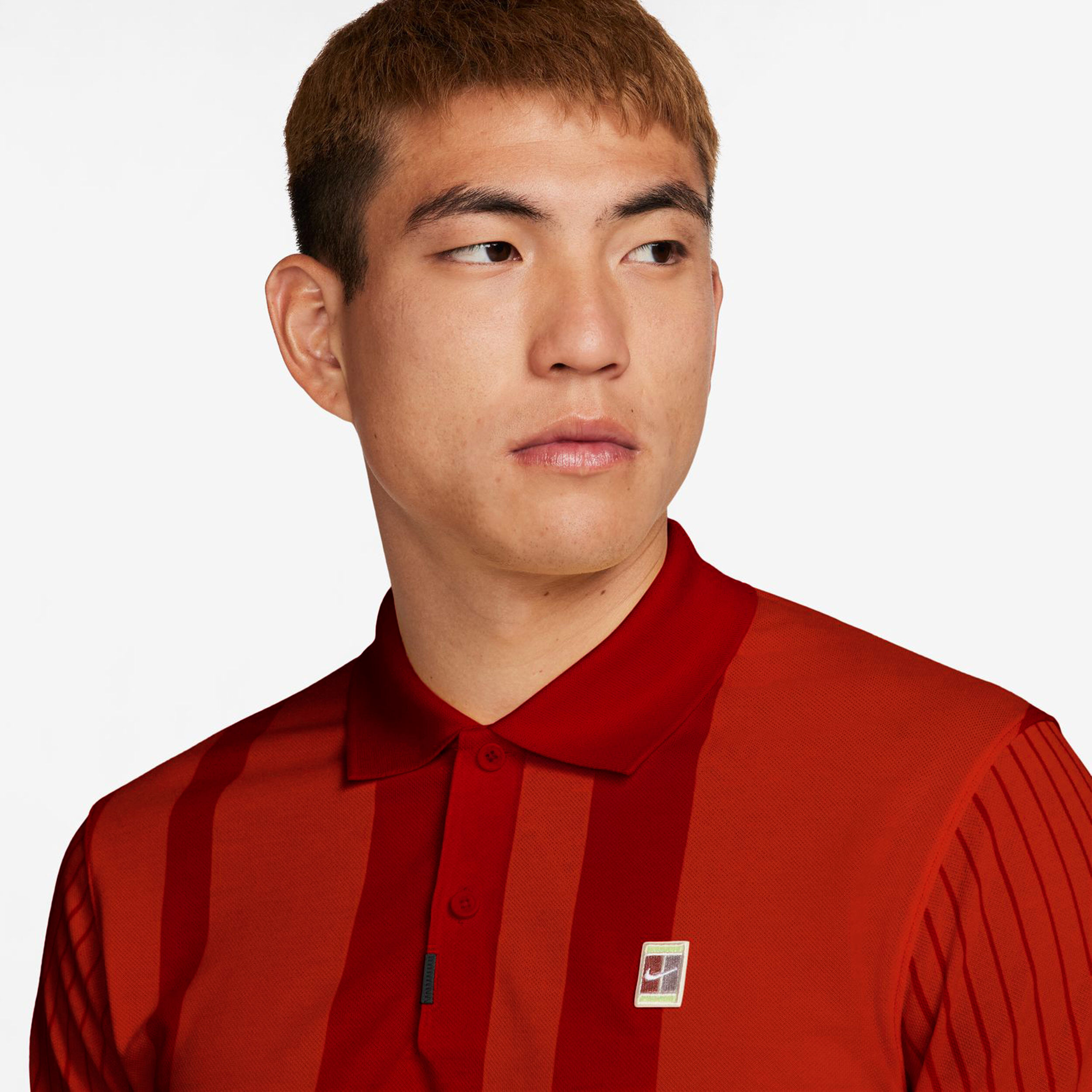 Nike Dri-Fit Heritage Polo Hommes - Rouge