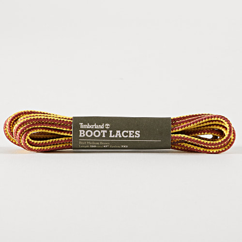 Lacets Boots Laces Bicolores Jaune Marron