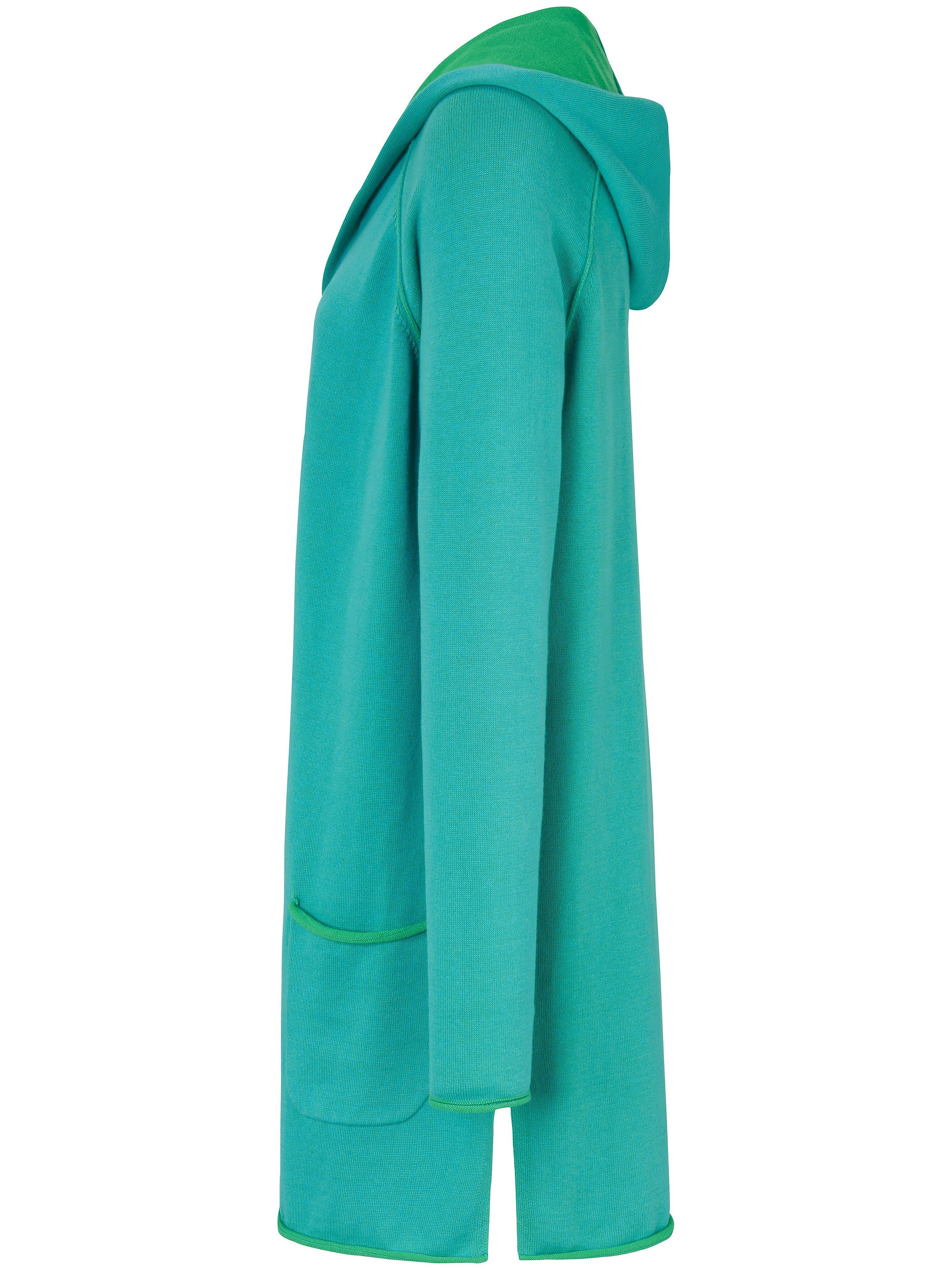 Long-Strickjacke