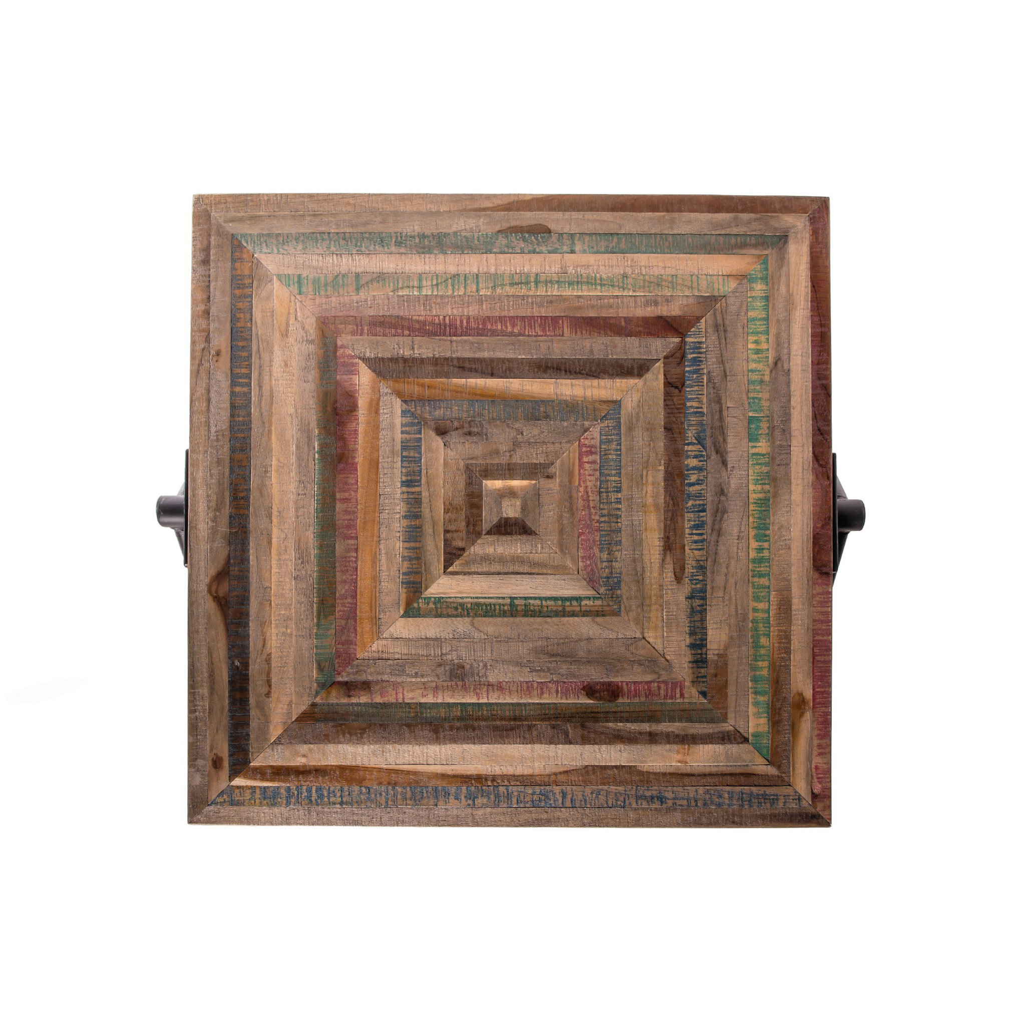 Kaffeetisch 'Cassete' S, multicolor, L 70 cm, B 70 cm, H 33 cm von fischer's lagerhaus