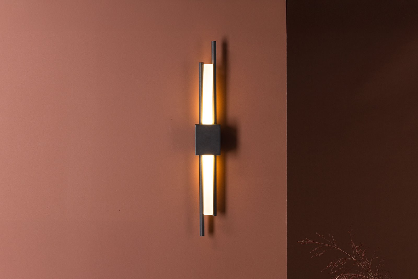 Clermont vegglampe Sort