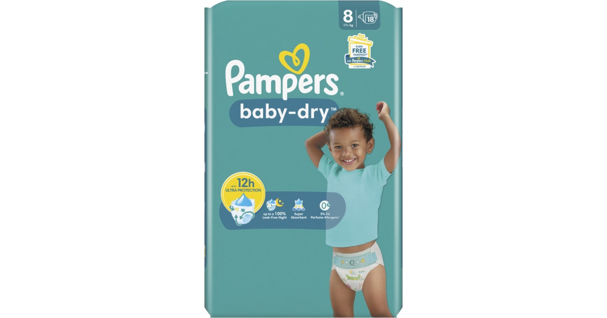 Pampers Baby Dry 8          17kg