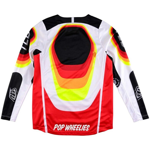 Troy Lee Designs - Maillot enfant GP Pro Reverb Youth Blanc / Rouge / Jaune / Noir