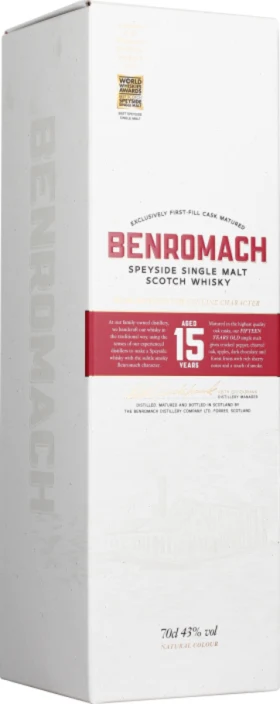 BENROMACH 15 YEARS SINGLE MALT 70CL