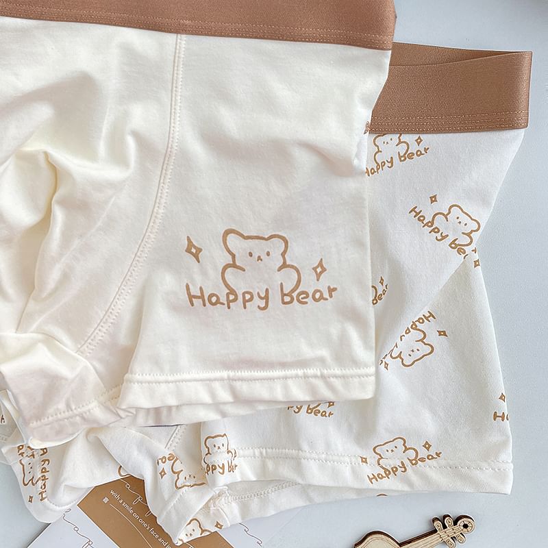 Pancherry - Cartoon Print Boxershorts / Set