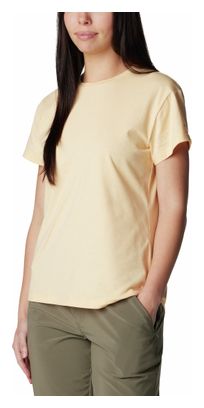 T-Shirt Technique Femme Columbia Sun Trek Beige