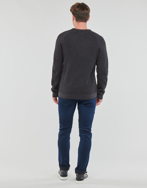 Jack & Jones - JJPOWER KNIT CREW NECK - Gris