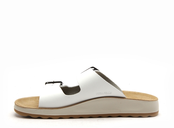 Flyflot mules et sabots plats femme frein 29698 blanc