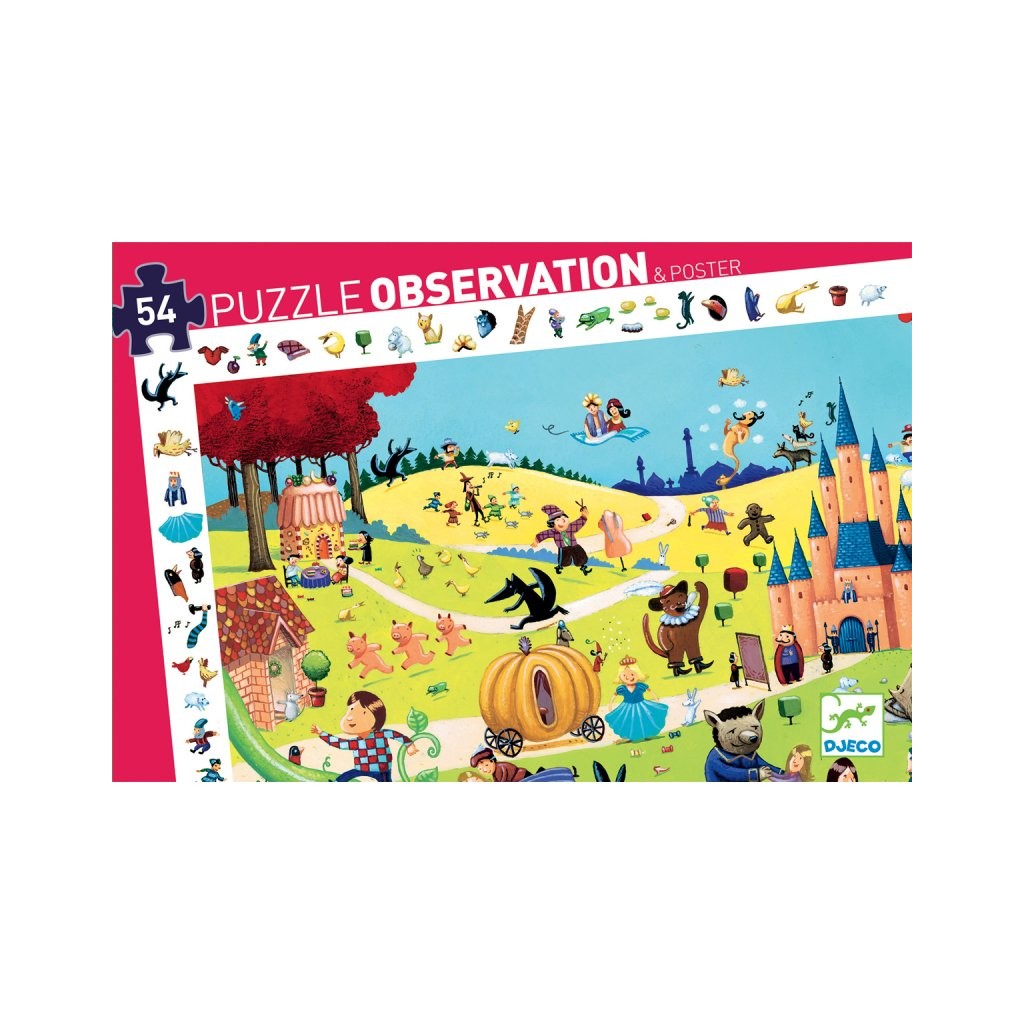 Puzzle observation - Les contes - 54 pièces