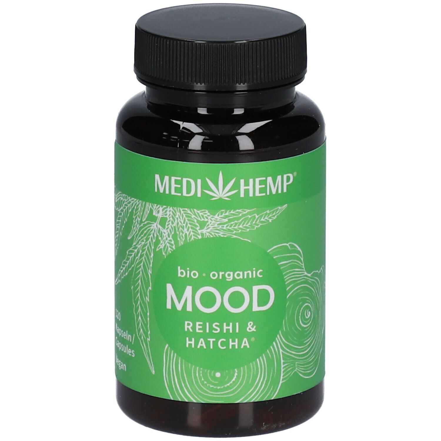 MEDIHEMP Bio MOOD Reishi-HATCHA® Kapseln