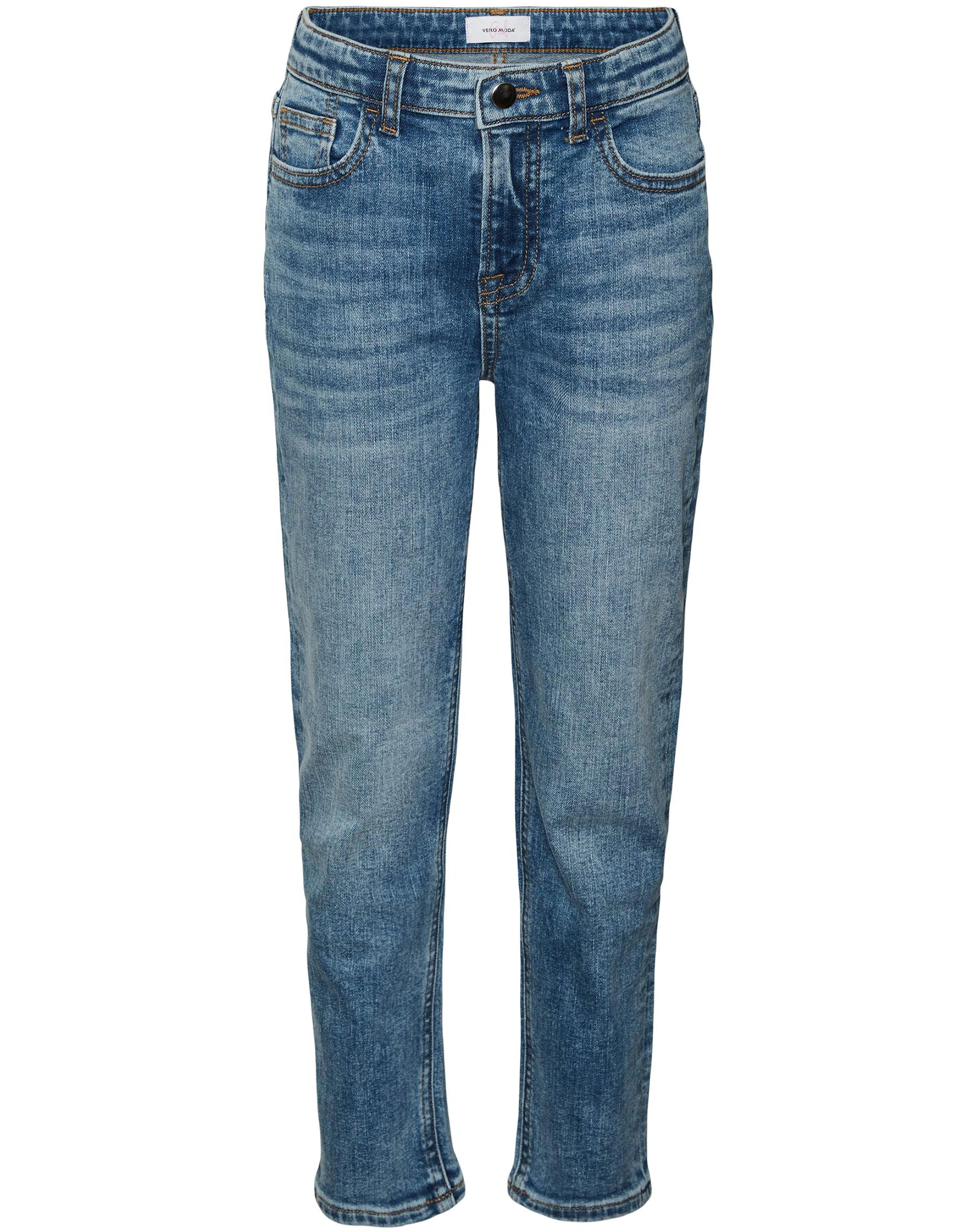 Jeanshose VMOLIVIA MOM FIT in medium blue