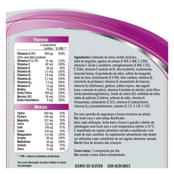 Centrum Mulher 50  90 Comprimidos