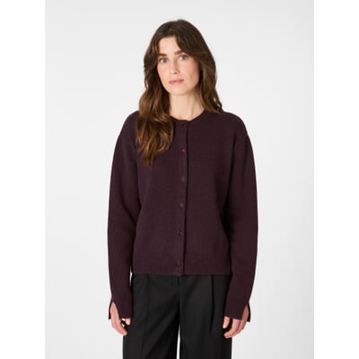 Damen Strickjacke, Bordeaux