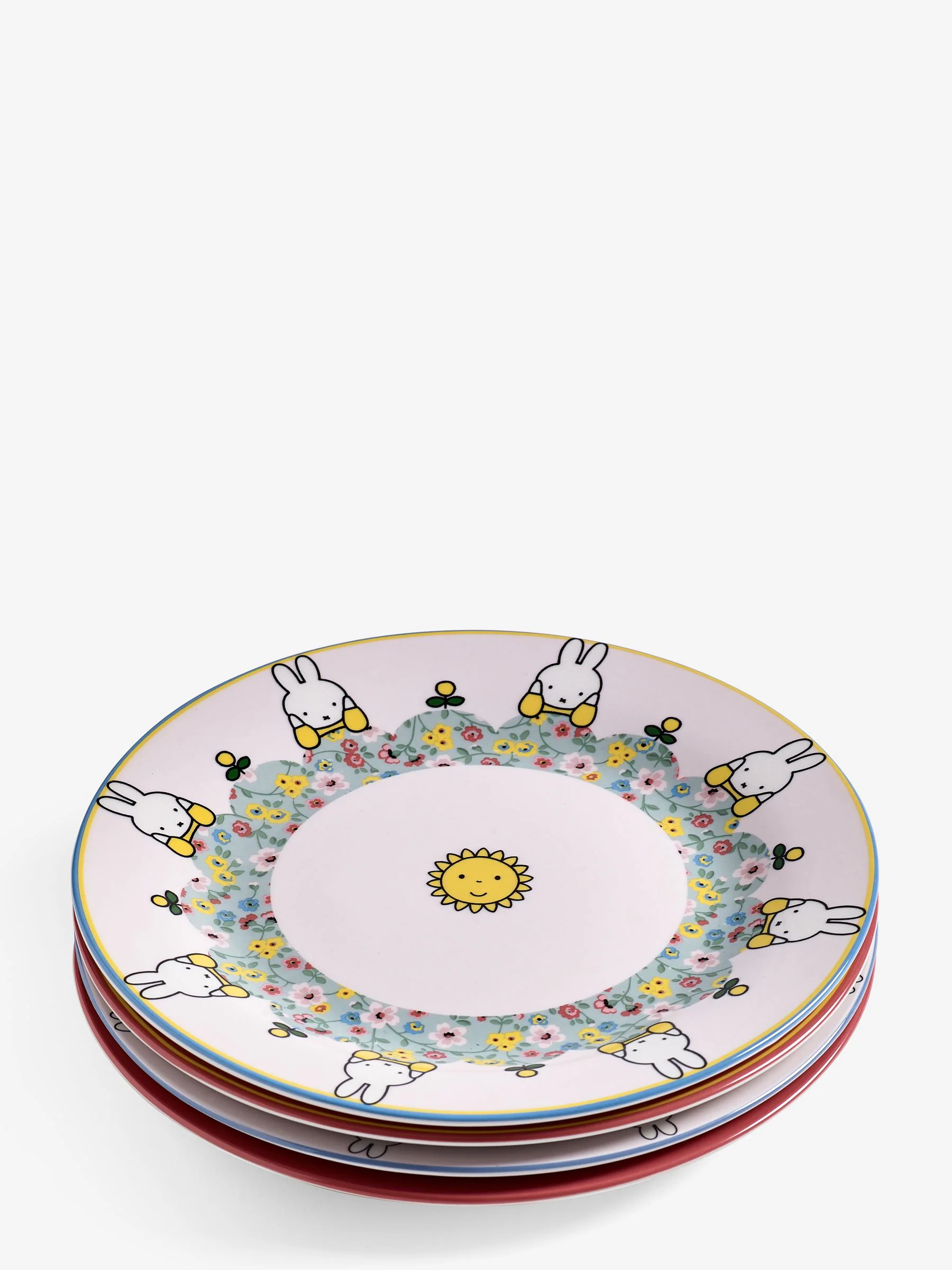 Cath Kidston set van 4 Miffy bordjes