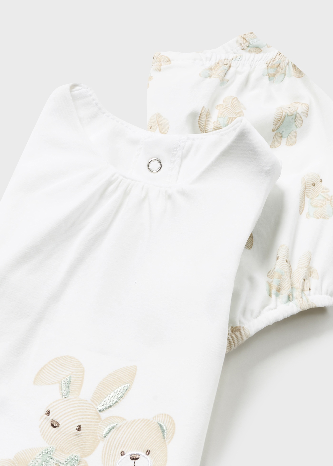 Conjunto de 4 peças Better Cotton para recém-nascidos na cor Jade