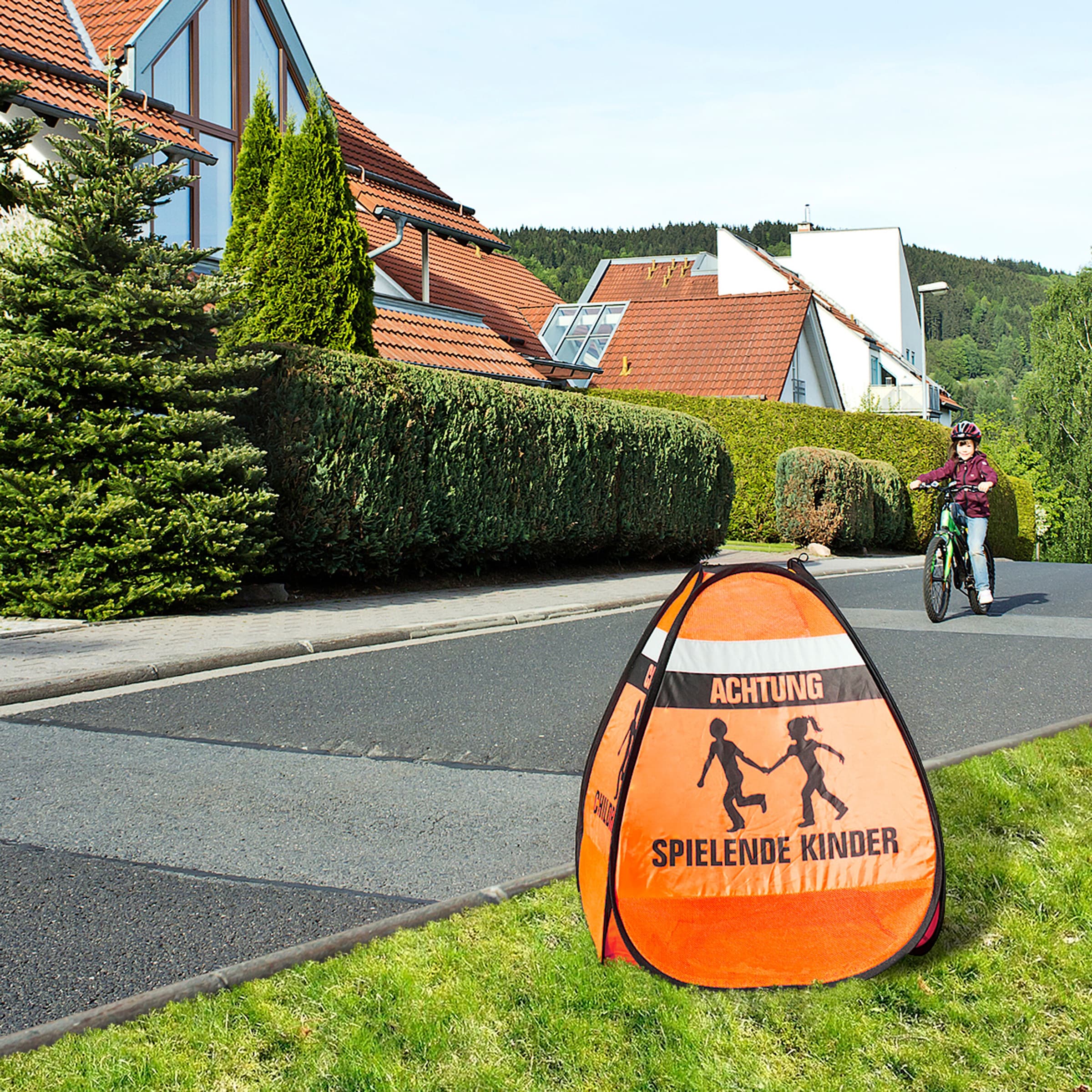 reer 3D-Straßenwarnschild 