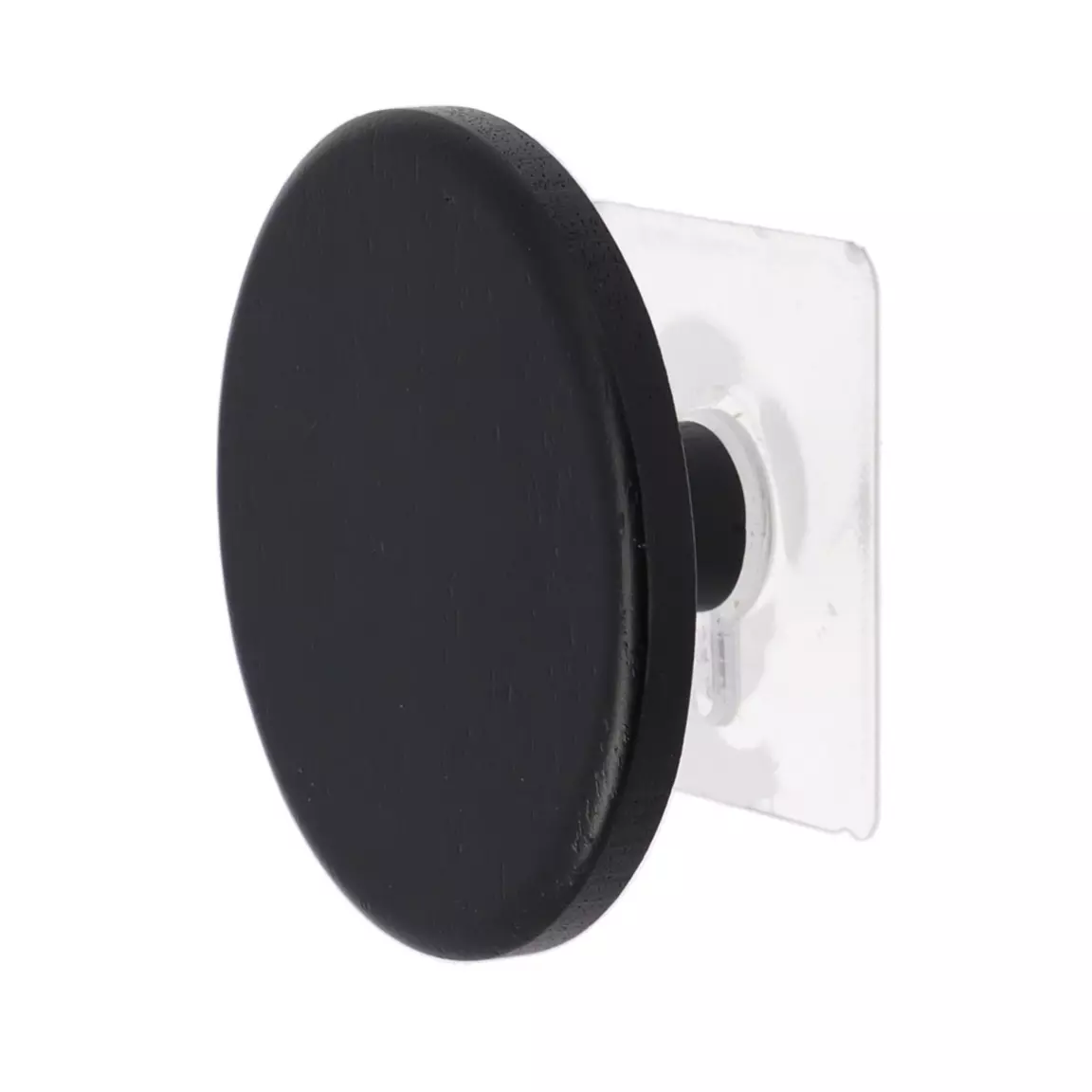 Patère adhésive (D8,5 cm) Easy Chic Noir