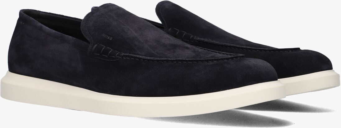 BOSS blauwe boss loafers randy  loafer