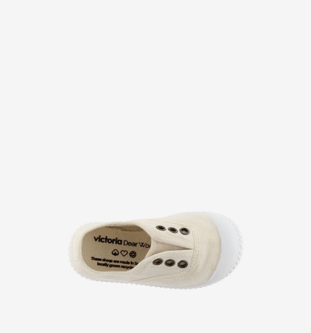 1915 INGLESA TENNIS TOILE DREC® ÉLASTIQUE Baskets en toile avec élastique pour enfant COTTON
