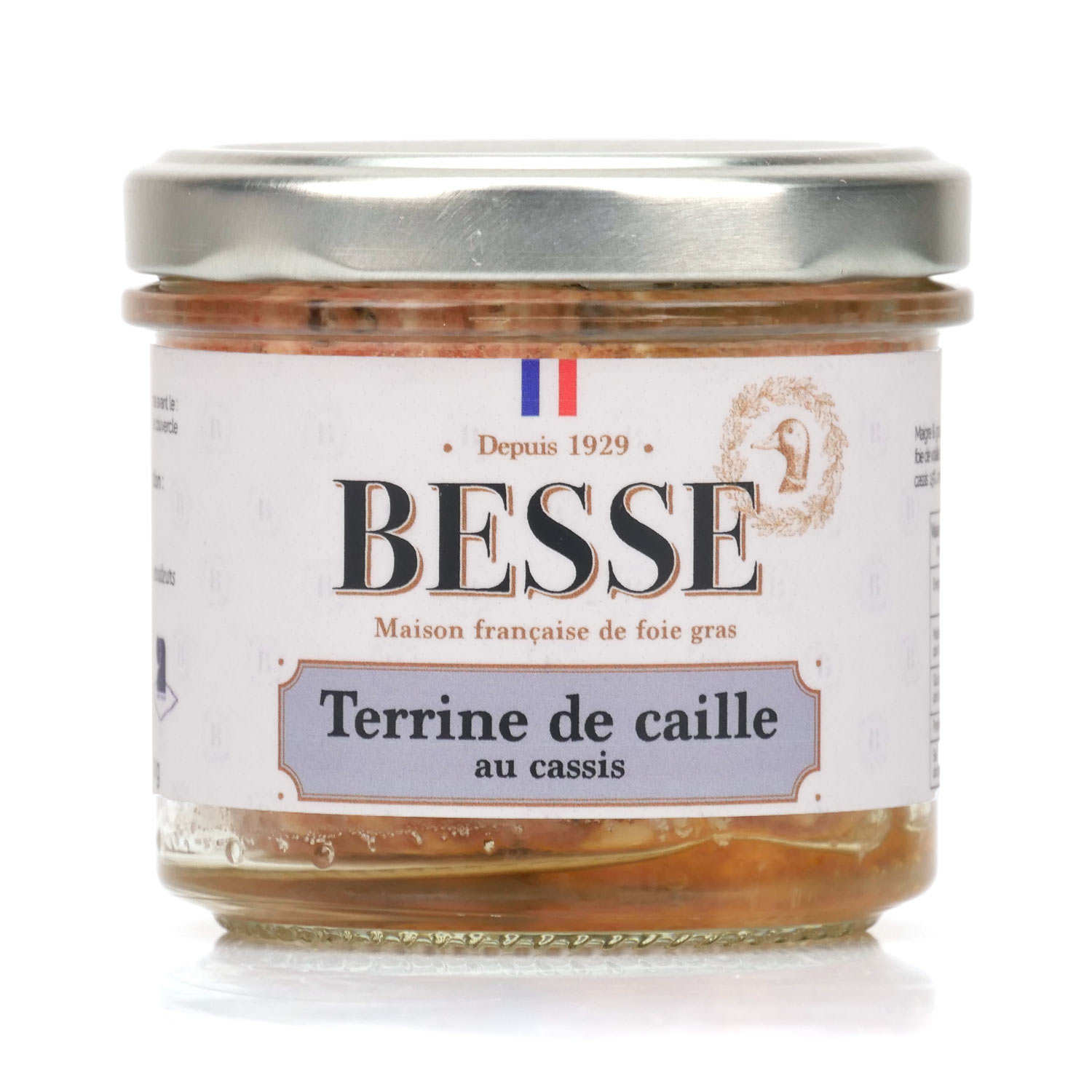 Terrine de caille au cassis