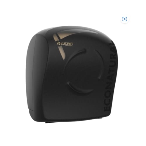 Distributeur d'essuie-mains rouleaux Autocut Towel ID noir EcoNatural Flow Lucart