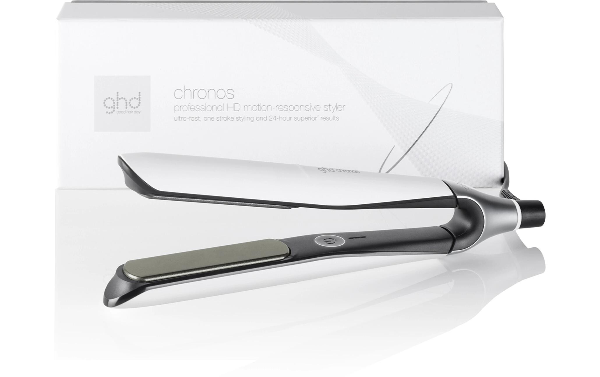Profihaarglätter Chronos Weiss<br>Streckeisen