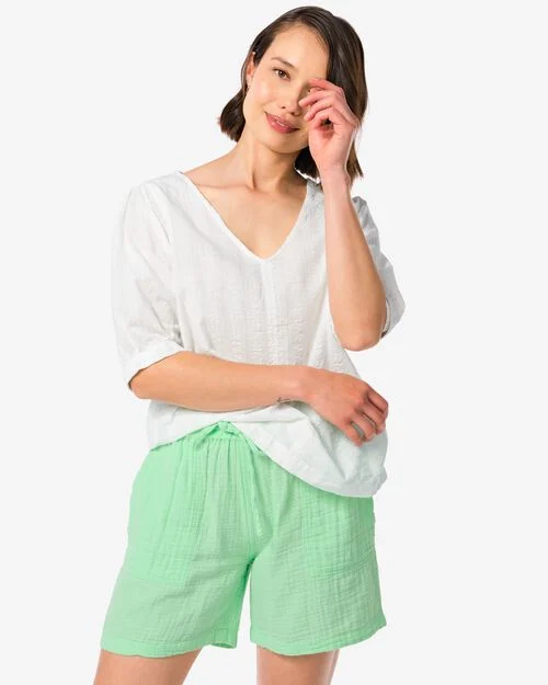 short femme Kai vert