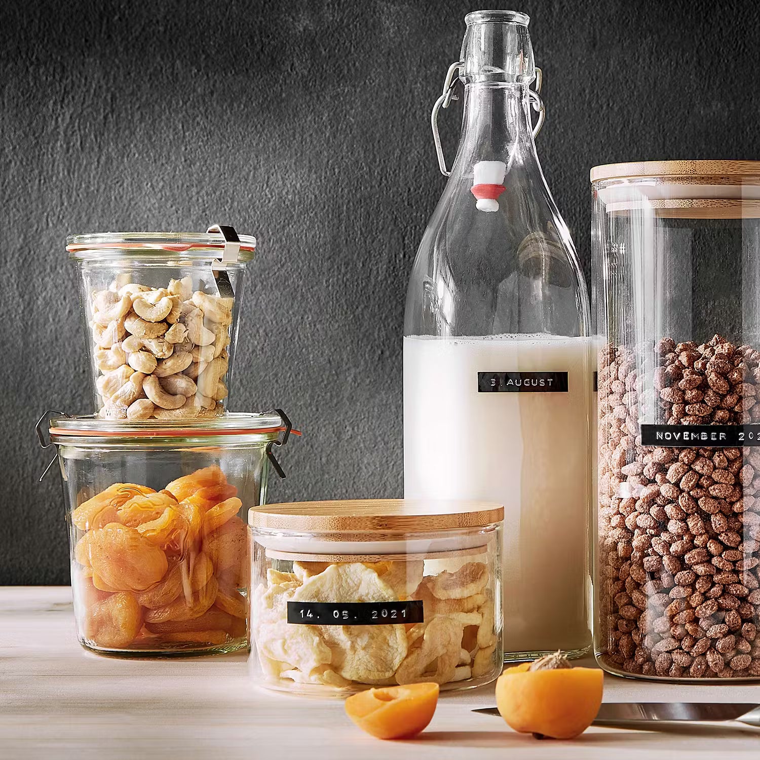 WOODLOCK Vorratsglas 4er-Set
