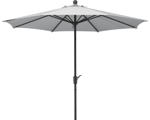 Schneider parasol tuinparasol Harlem Ø 270 cm rond zilvergrijs