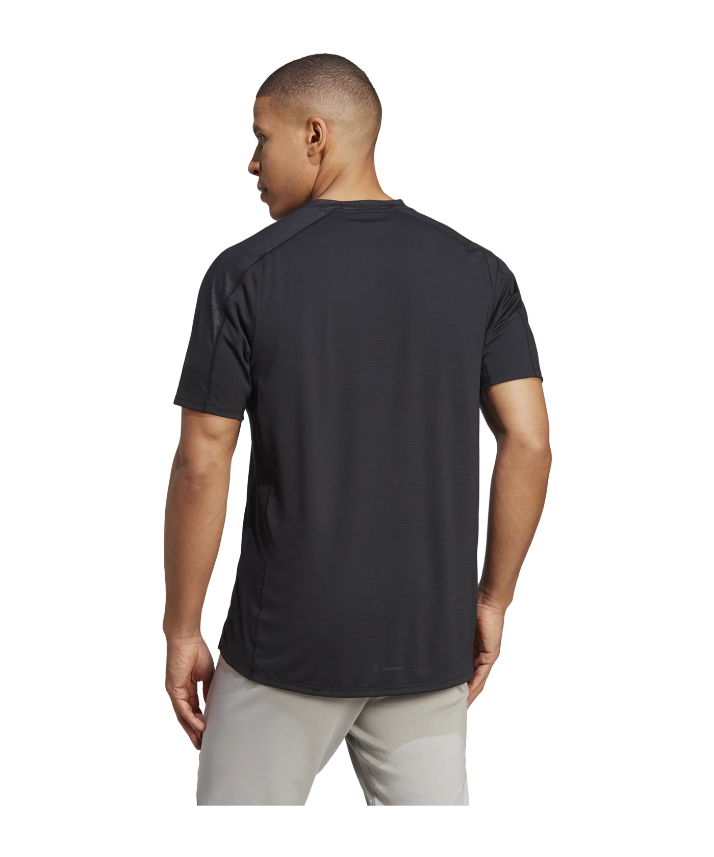 adidas Workout T-Shirt Schwarz Silber