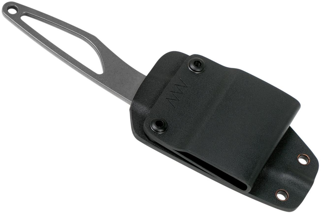 ANV P100 Sleipner, No Paracord P100-001, Black Kydex Sheath, nekmes