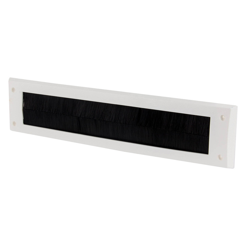 Flushback brievenbus tochtplaat Wit