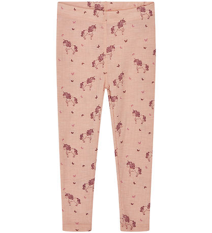 Hust and Claire Leggings - Wolle/Tencel - Rib - Locel - Rose Clo