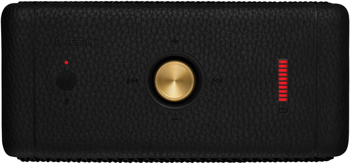 Marshall Emberton II Black and Brass Enceintes Bluetooth portables