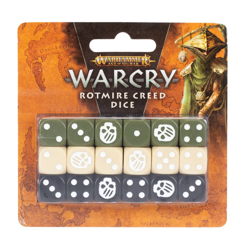 Warcry : Rotmire Creed - Dice Set